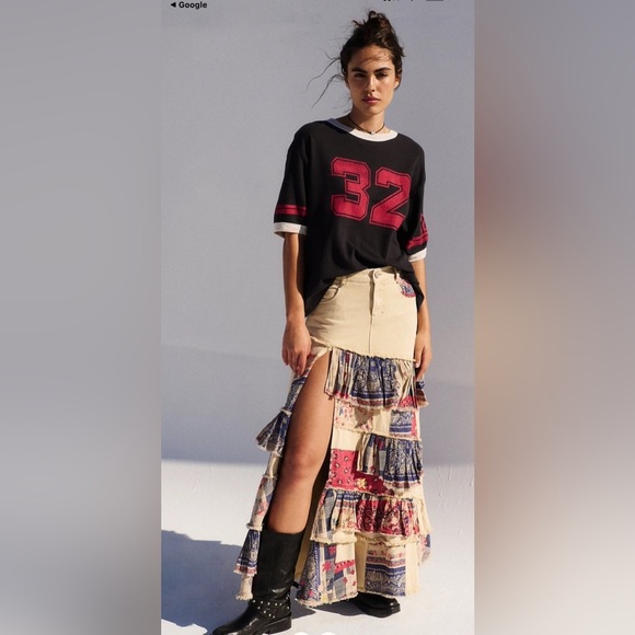 Free People Harvest Moon Maxi in Americana Combo - Picture 1 of 16